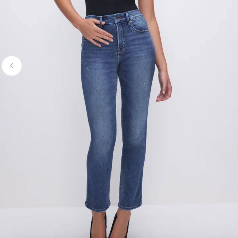 Good American Good Straight Compression Jeans